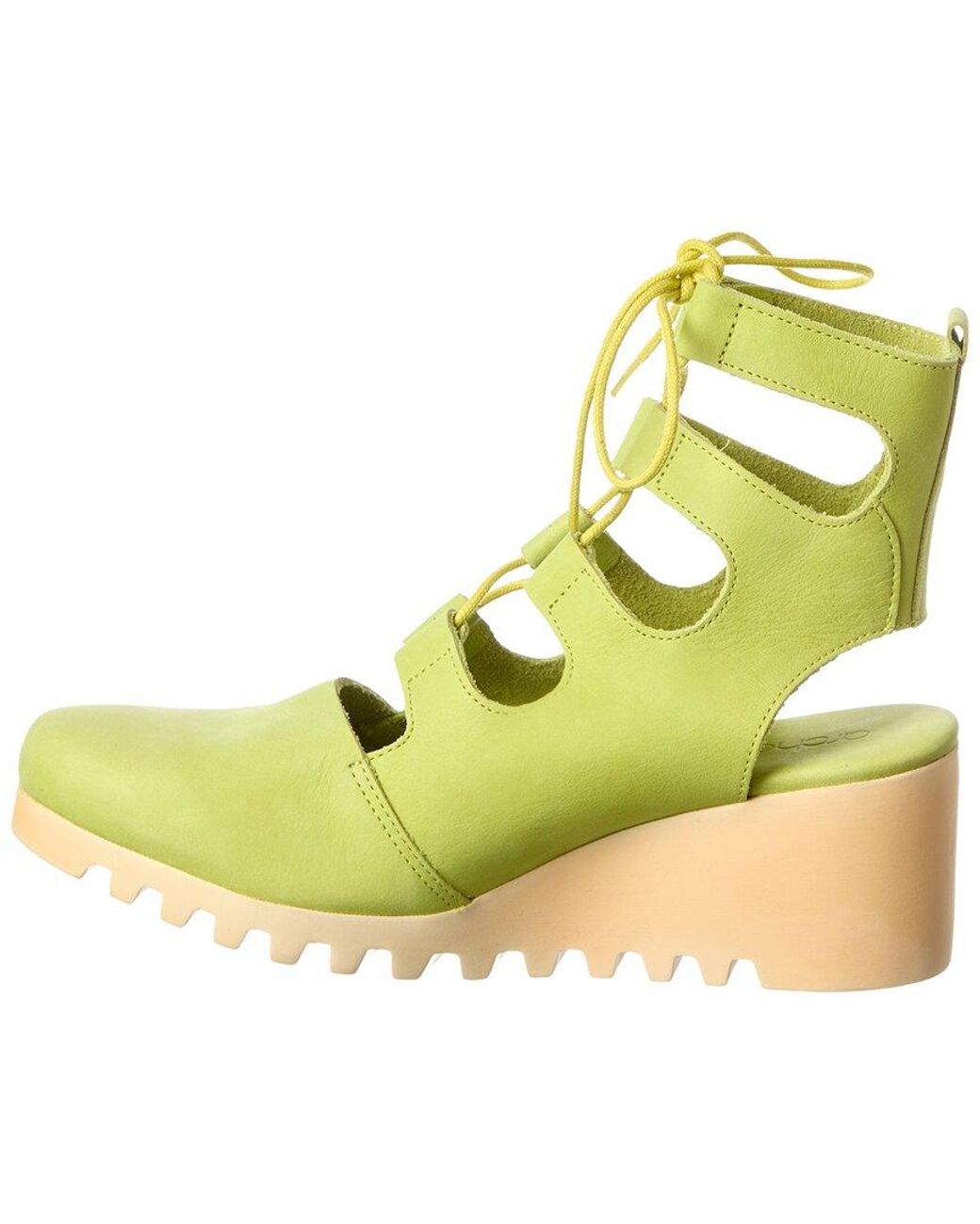 Arche Green Larily Leather Sandal
