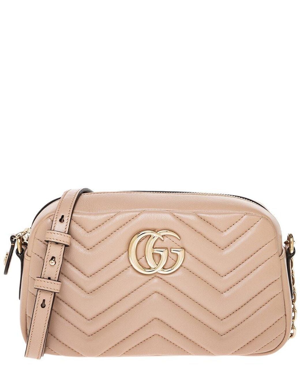Gucci Natural Dnu Pack Dnu Inv Dnu Pack Gg Marmont Small Leather Camera Crossbody