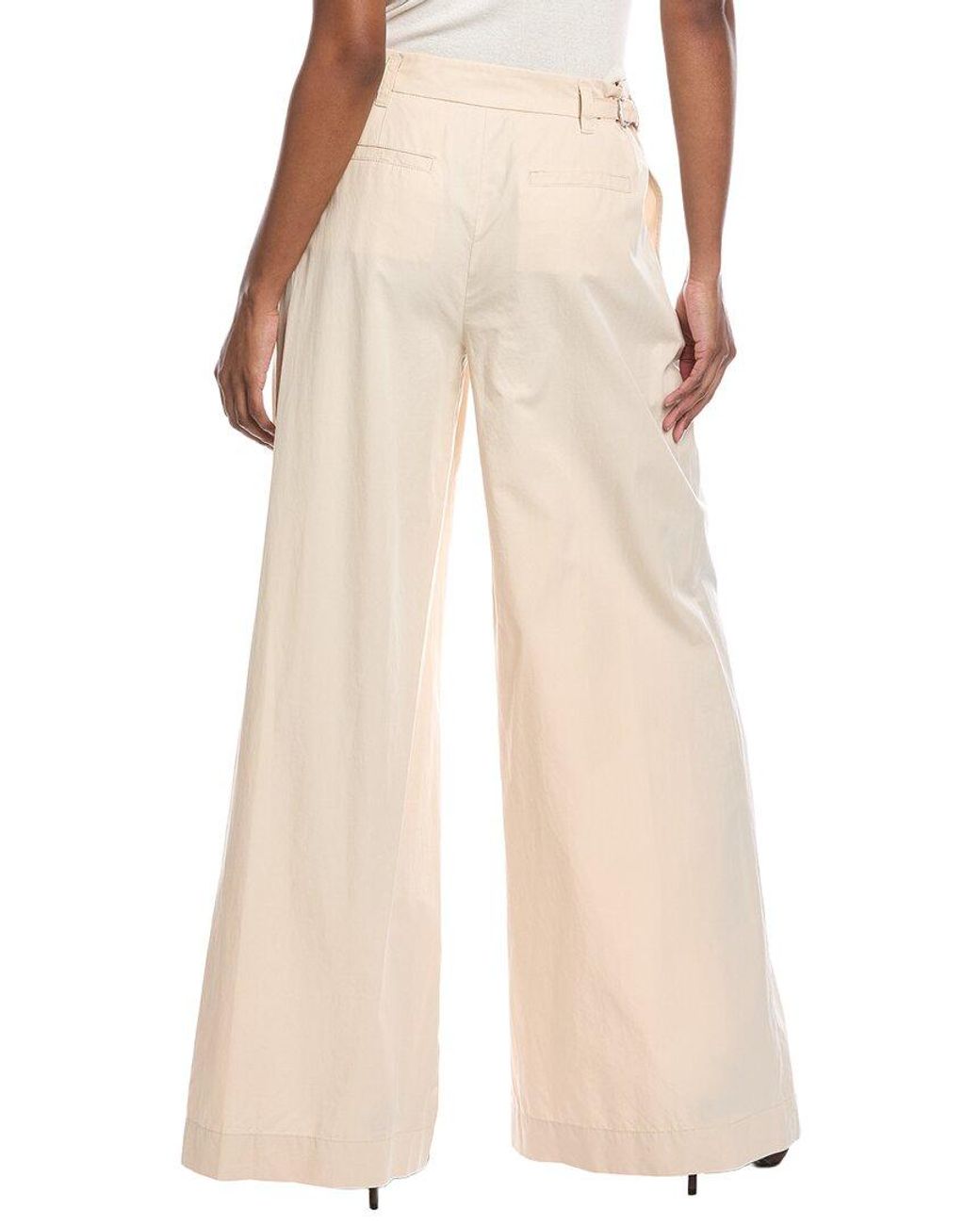 Jonathan Simkhai Natural Haydin Wide Leg Pant