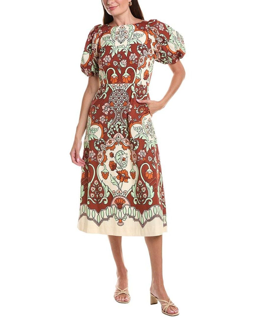 mestiza White Pippa Midi Dress