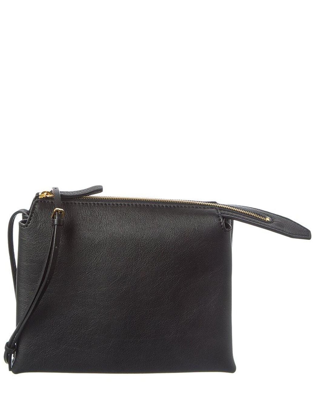 The Row Black Leather Crossbody