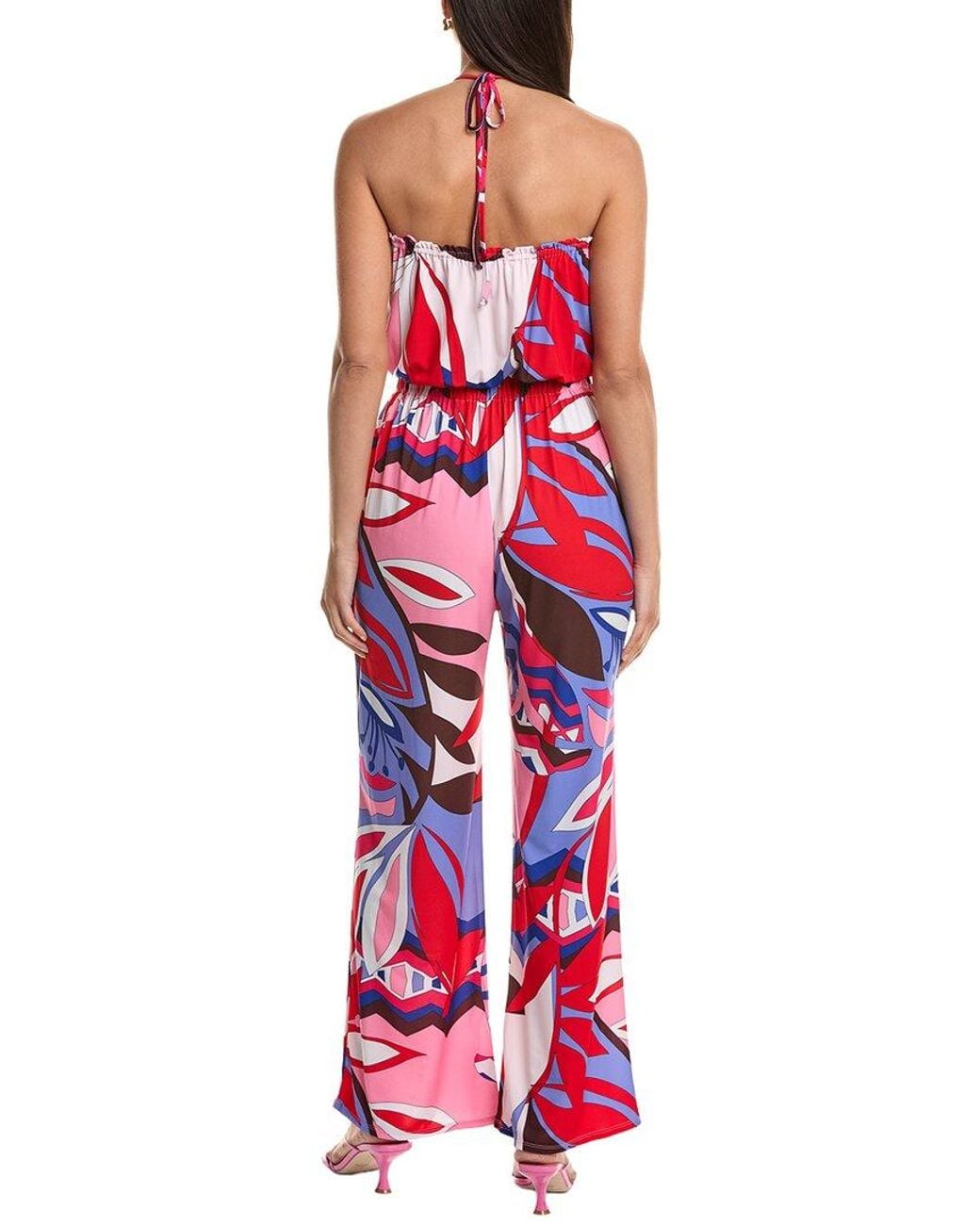 Ramy Brook Red Paradiso Iva Jumpsuit