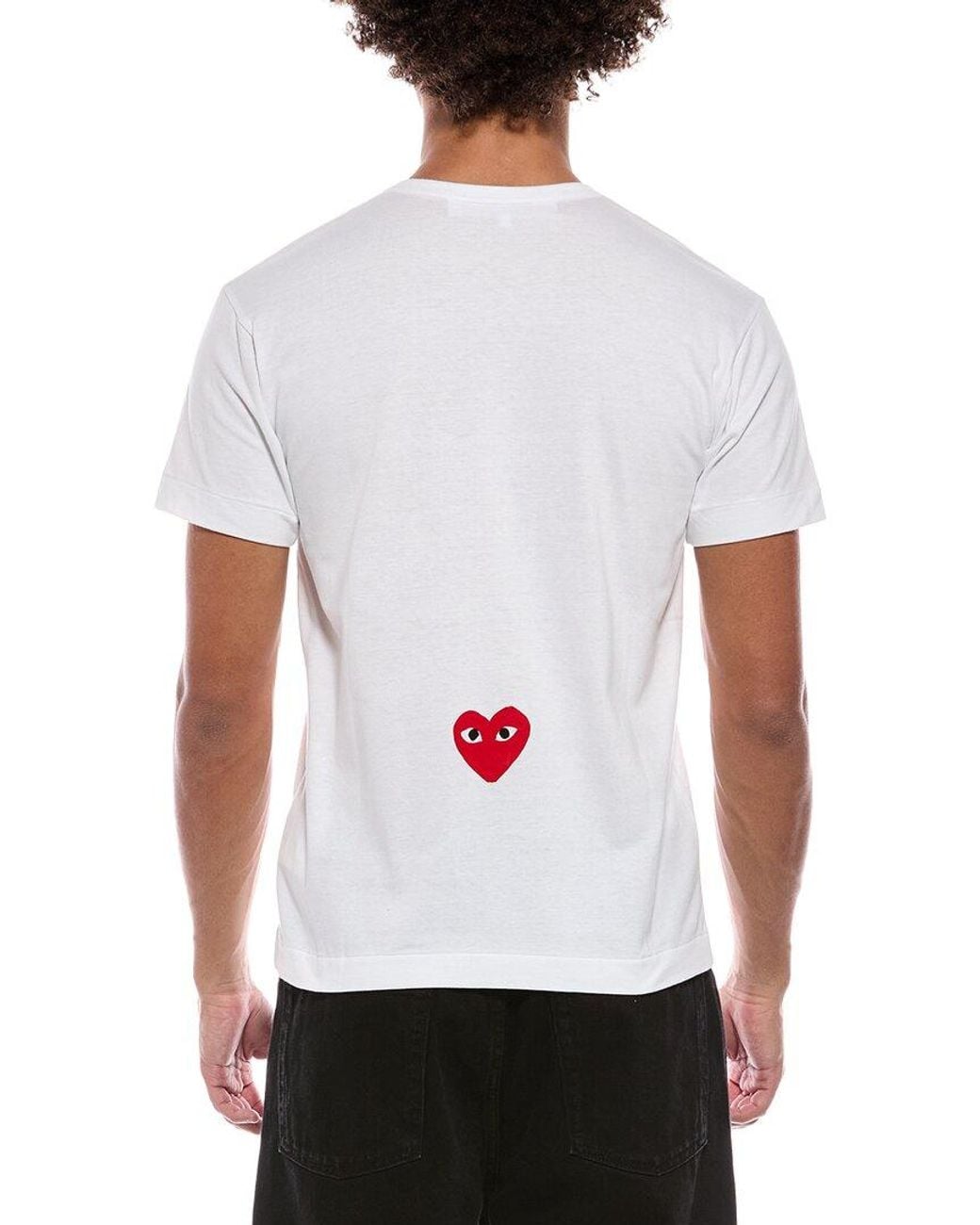 COMME DES GARÇONS PLAY White Play Together Converse T-Shirt for men