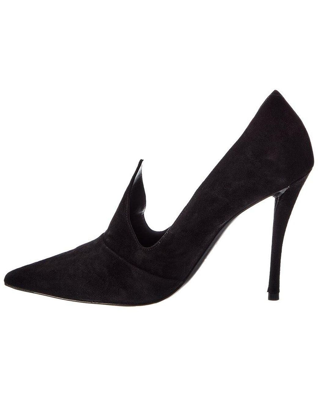 Roger Vivier Black Suede Pump