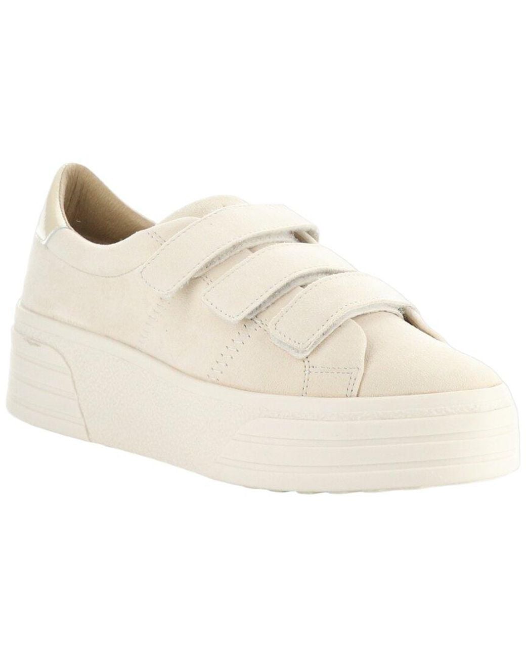 Bos. & Co. White Bos. & Co. Lonnie Suede Sneaker