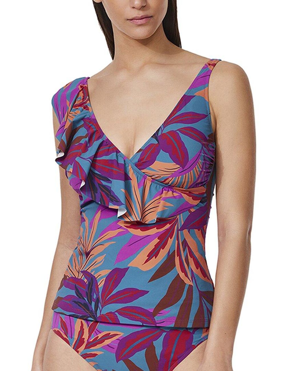 Gottex Blue Plantopia One-Piece