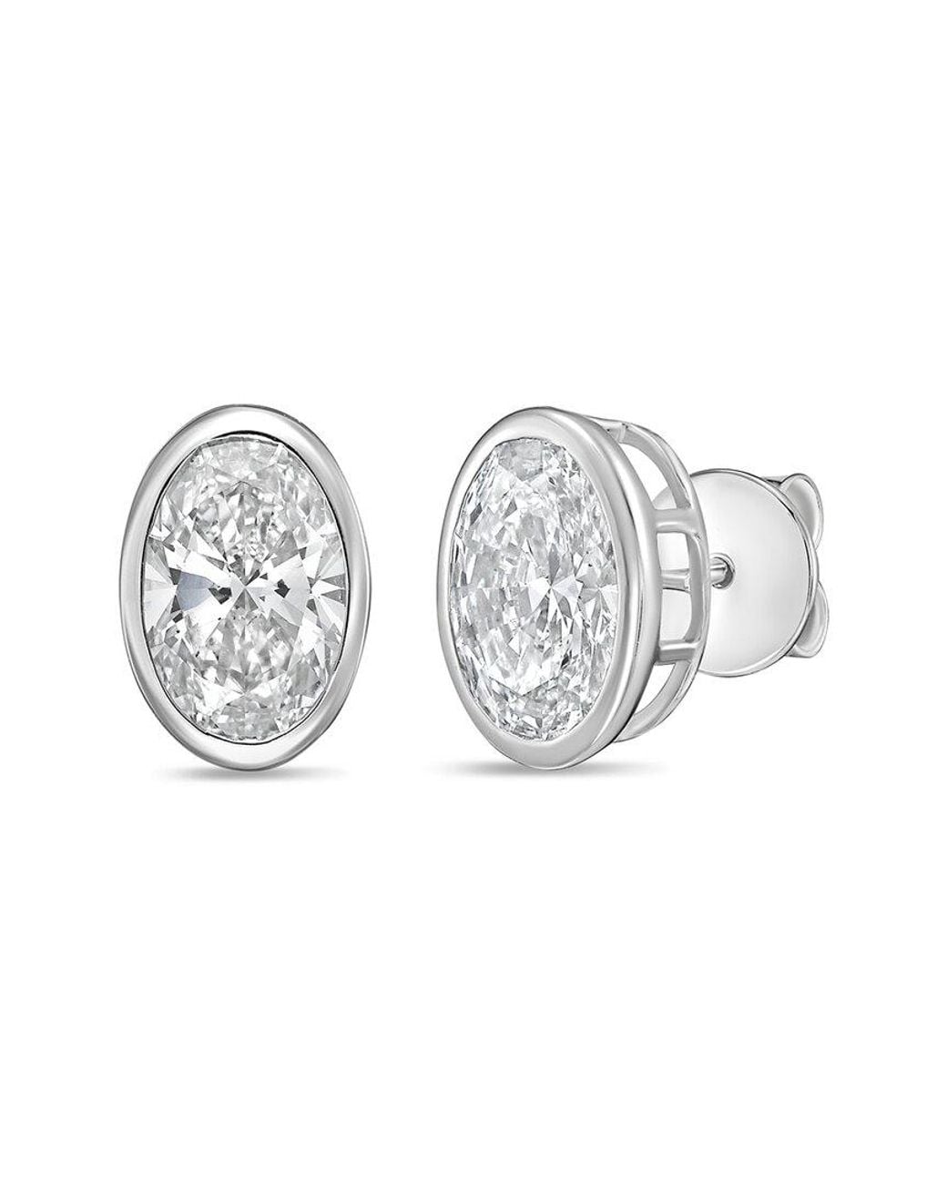 Diana M White Diana M. 14K 1.00 Ct. Tw. Lab-Grown Diamond Stud Earrings