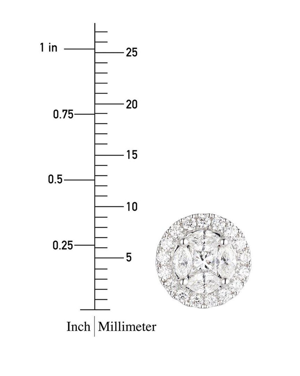Gregg Ruth White 14K 1.02 Ct. Tw. Diamond Earring