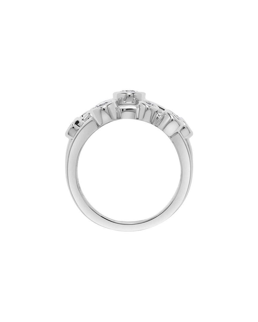H.J. Namdar White 14K 0.99 Ct. Tw. Diamond Layer Ring