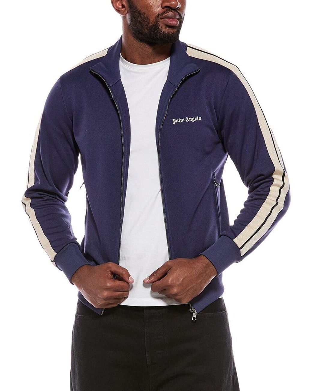 Palm Angels Blue Jacket for men