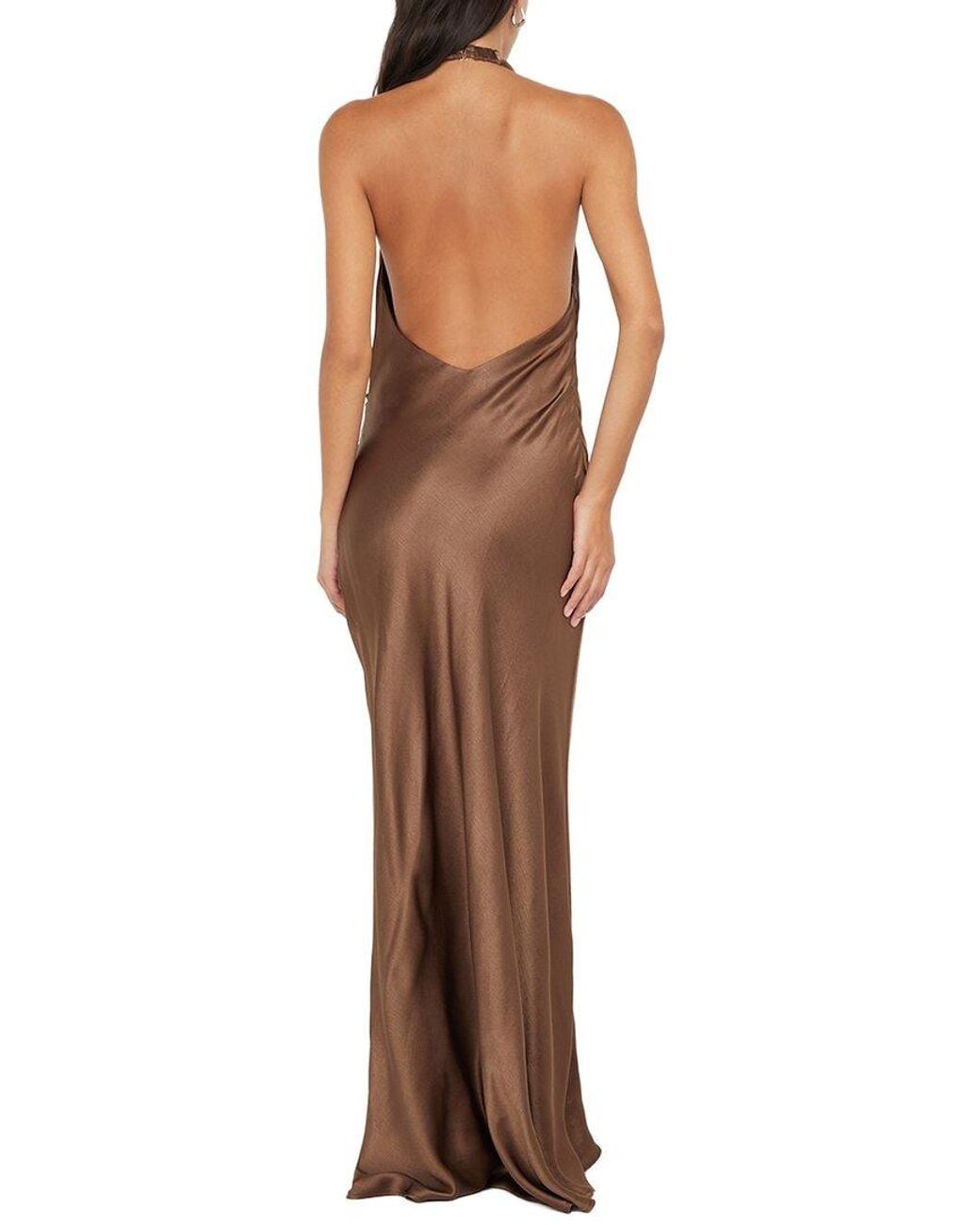 Bec & Bridge Brown Elisia Maxi Dress