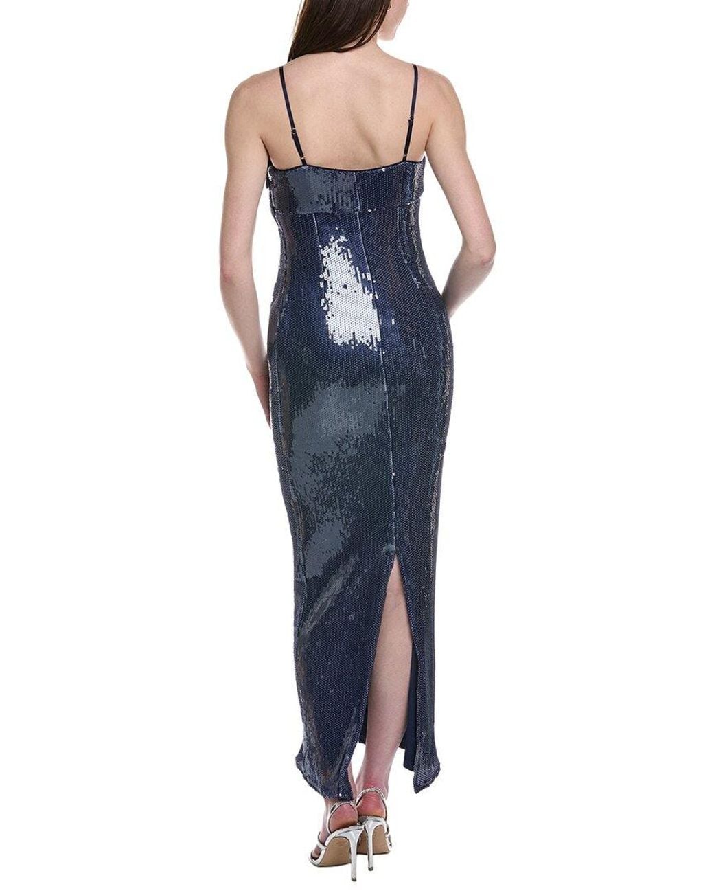Line & Dot Blue Olli Maxi Dress