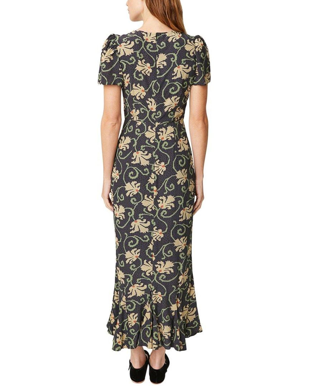 rhode lulani dress black in Green Size:US 15 | EU 49 Crafted from our premium location-31223316544-instock Rory High Neck Satin