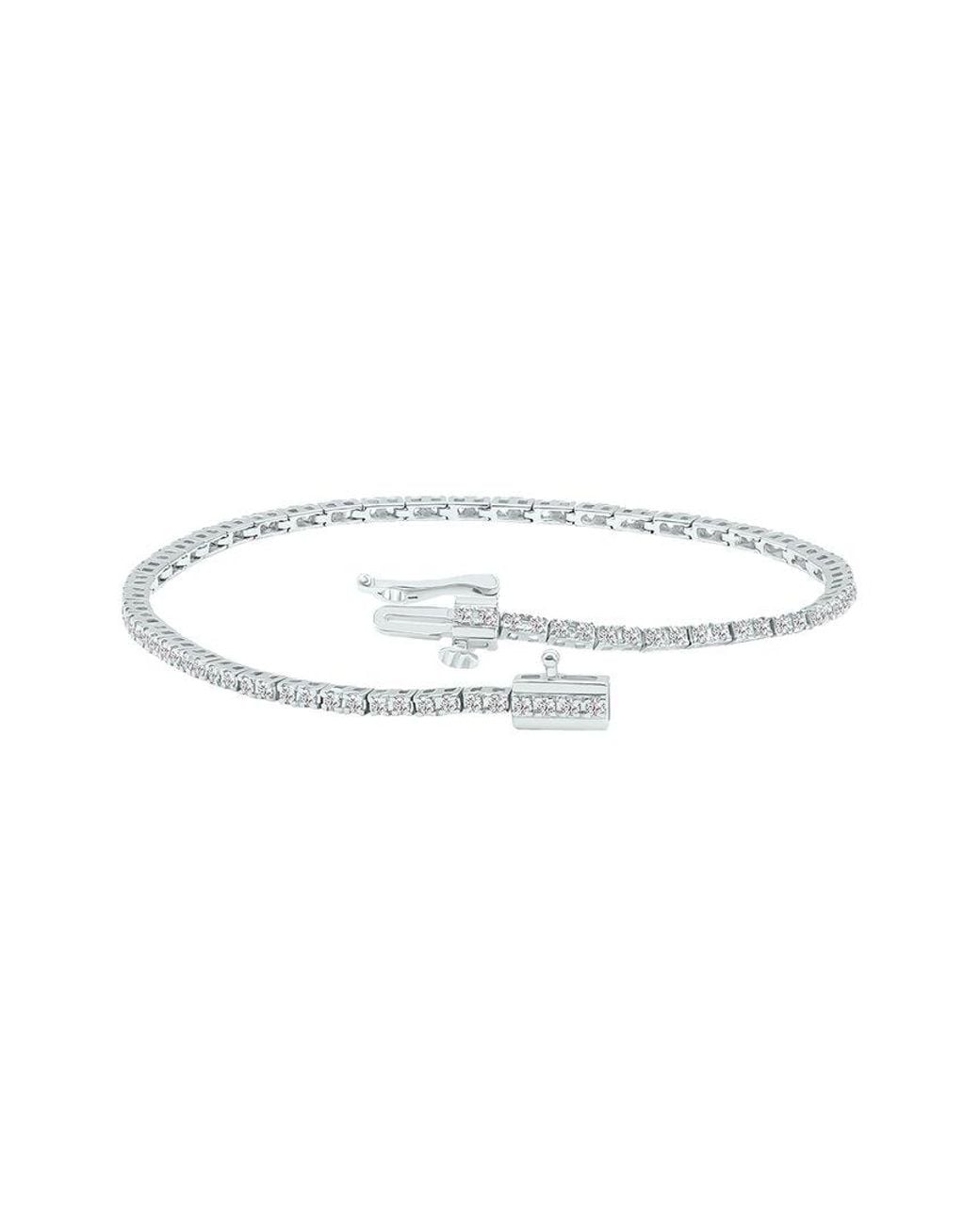Lab Grown Diamonds White 14K 2.00 Ct. Tw. Lab Grown Diamond Tennis Bracelet