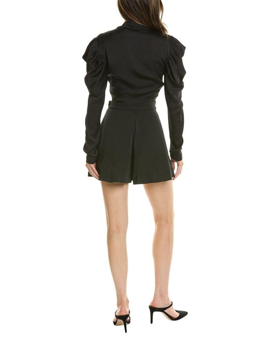 IRO Black Lamas Romper