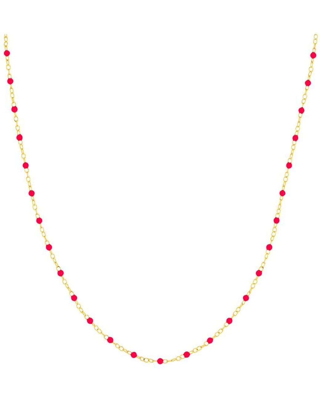 HAWLEY ST Natural 14K Piatto Necklace