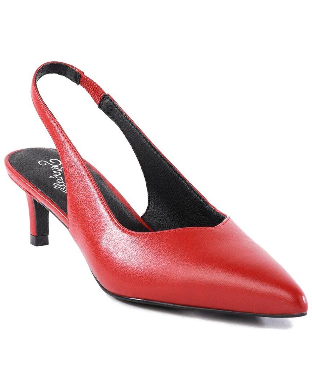 Seychelles Pink Wyatt Leather Heel