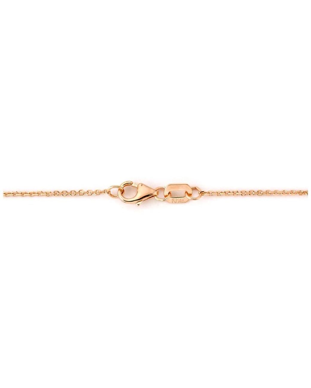 Suzy Levian White 14k Rose Gold 0.60 Ct. Tw. Diamond 36in Station Necklace