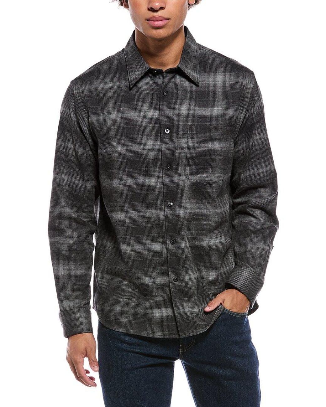 Theory Gray Weekend Shirt for men