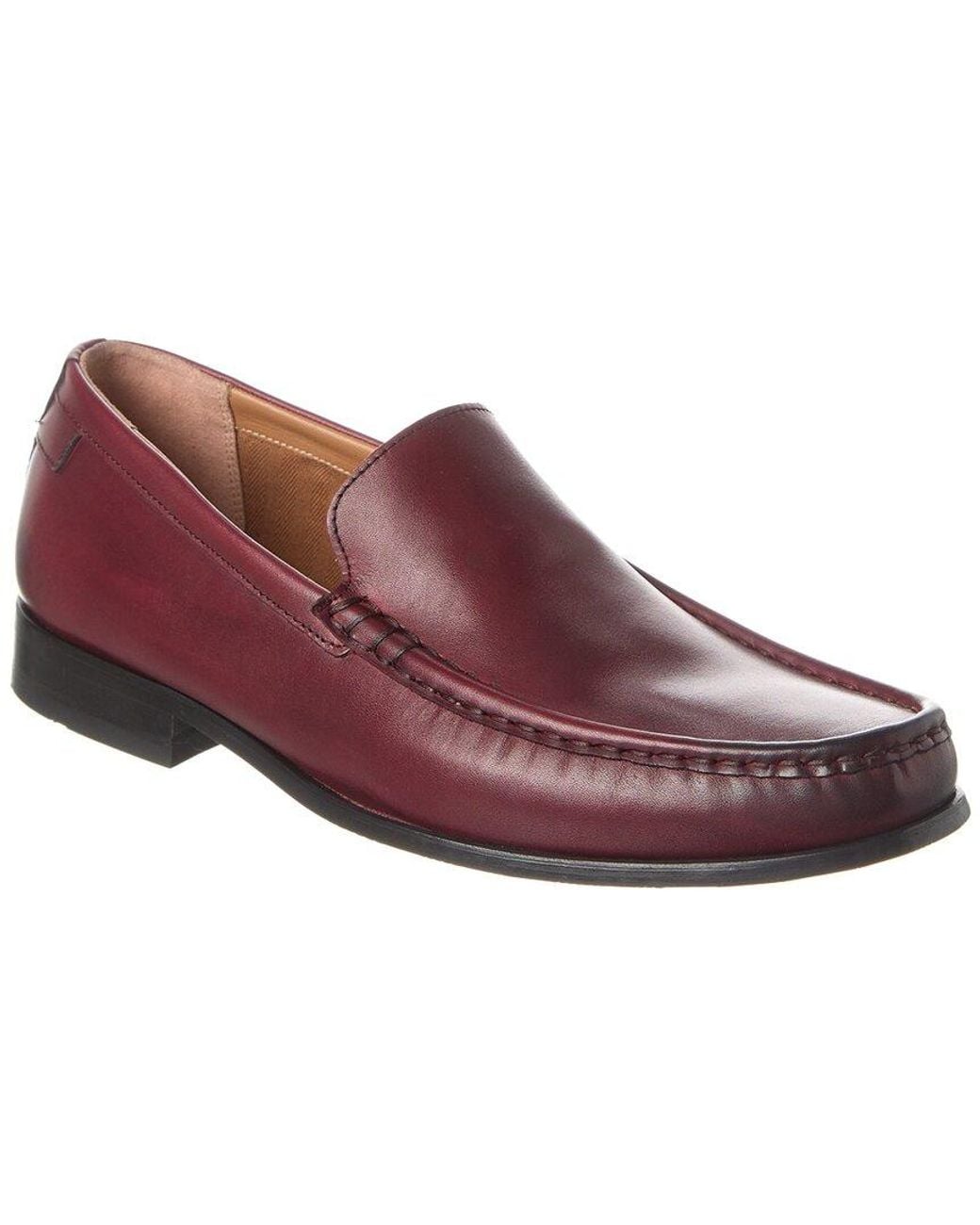 Ted Baker London Oxblood Leather Slip-On Loafers with Braided Bit Ted Baker London | Shoes | Ted Baker London Muddi Suede  main image 2