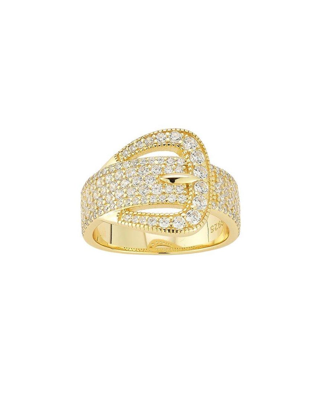 Sphera Milano Metallic 14K Plated Cz Ring