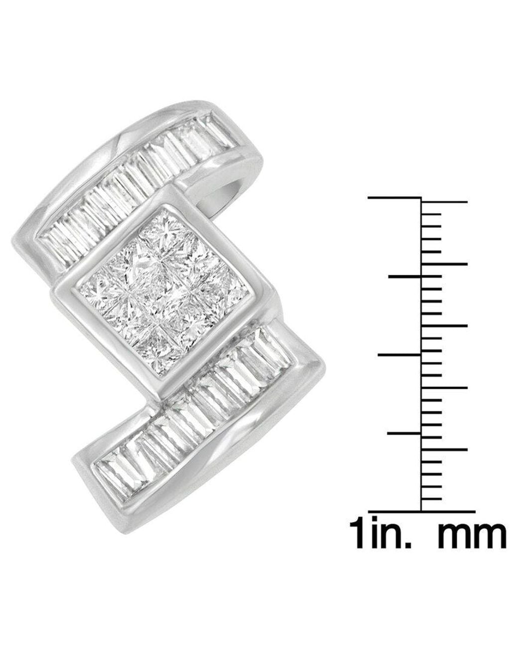 Haus of Brilliance White 14K 1.40 Ct. Tw. Diamond Pendant Necklace