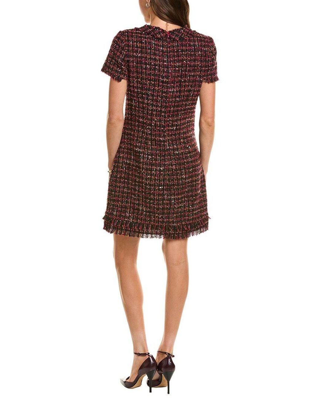 Eliza J Red Shift Dress