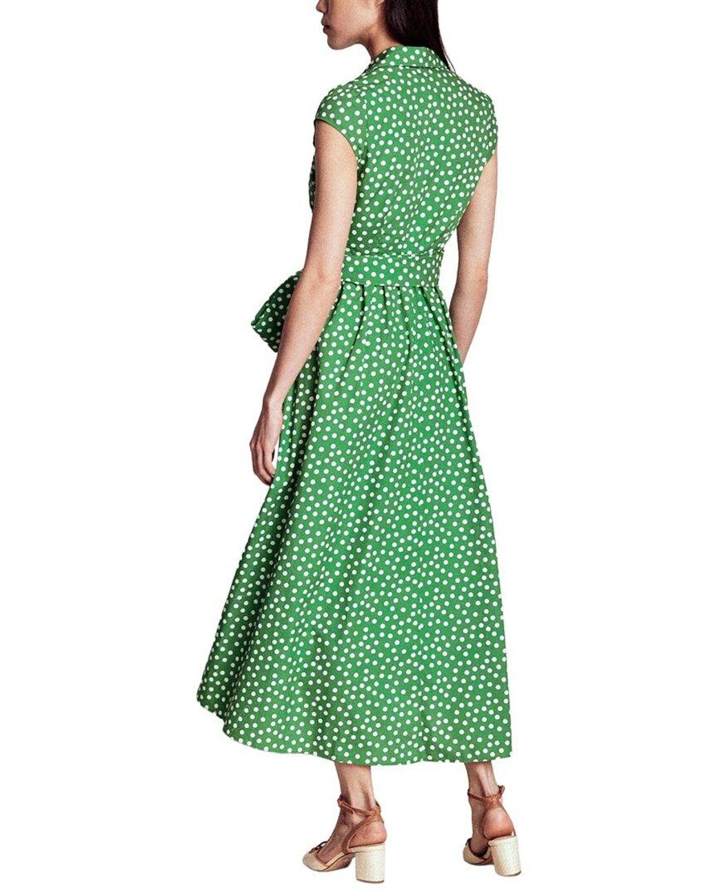 Boden Green Julia Wrap Midi Dress
