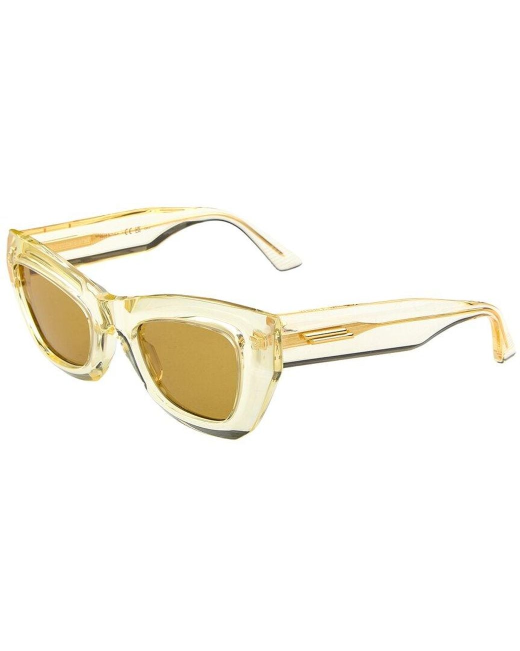 Bottega Veneta Metallic 52Mm Sunglasses