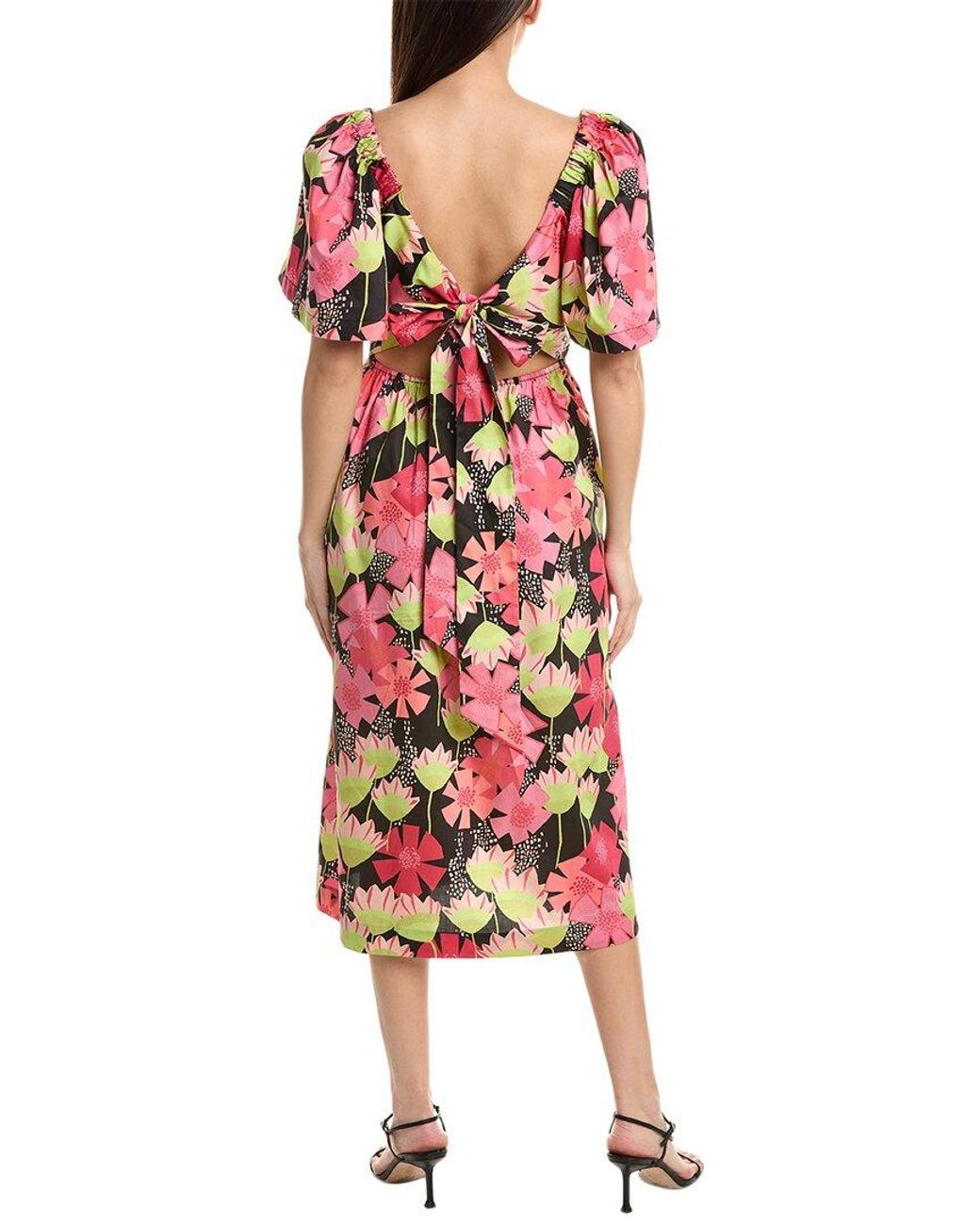 tyler boe Red Britt A-Line Dress