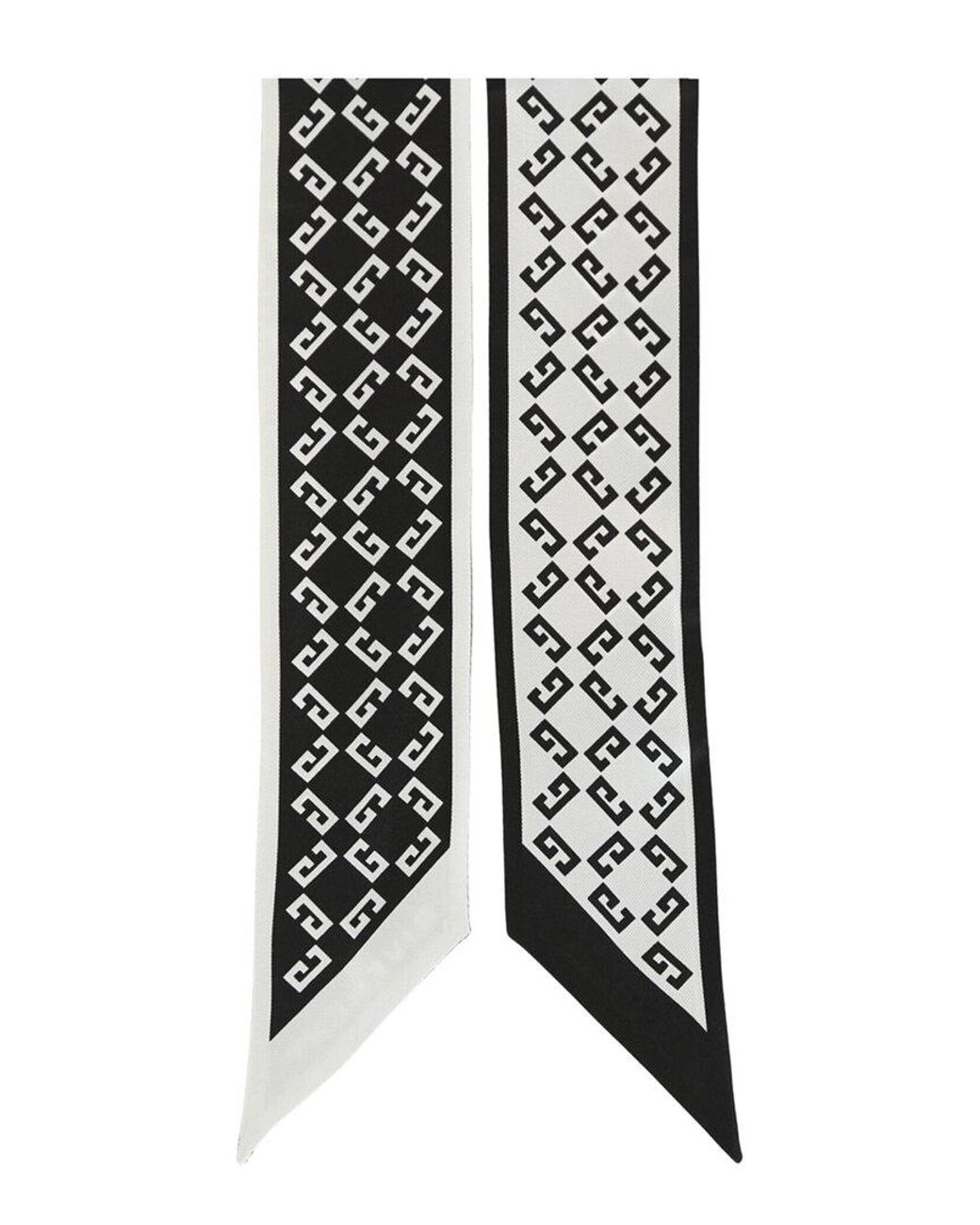 Givenchy Black 4G Logo Silk Bandeau