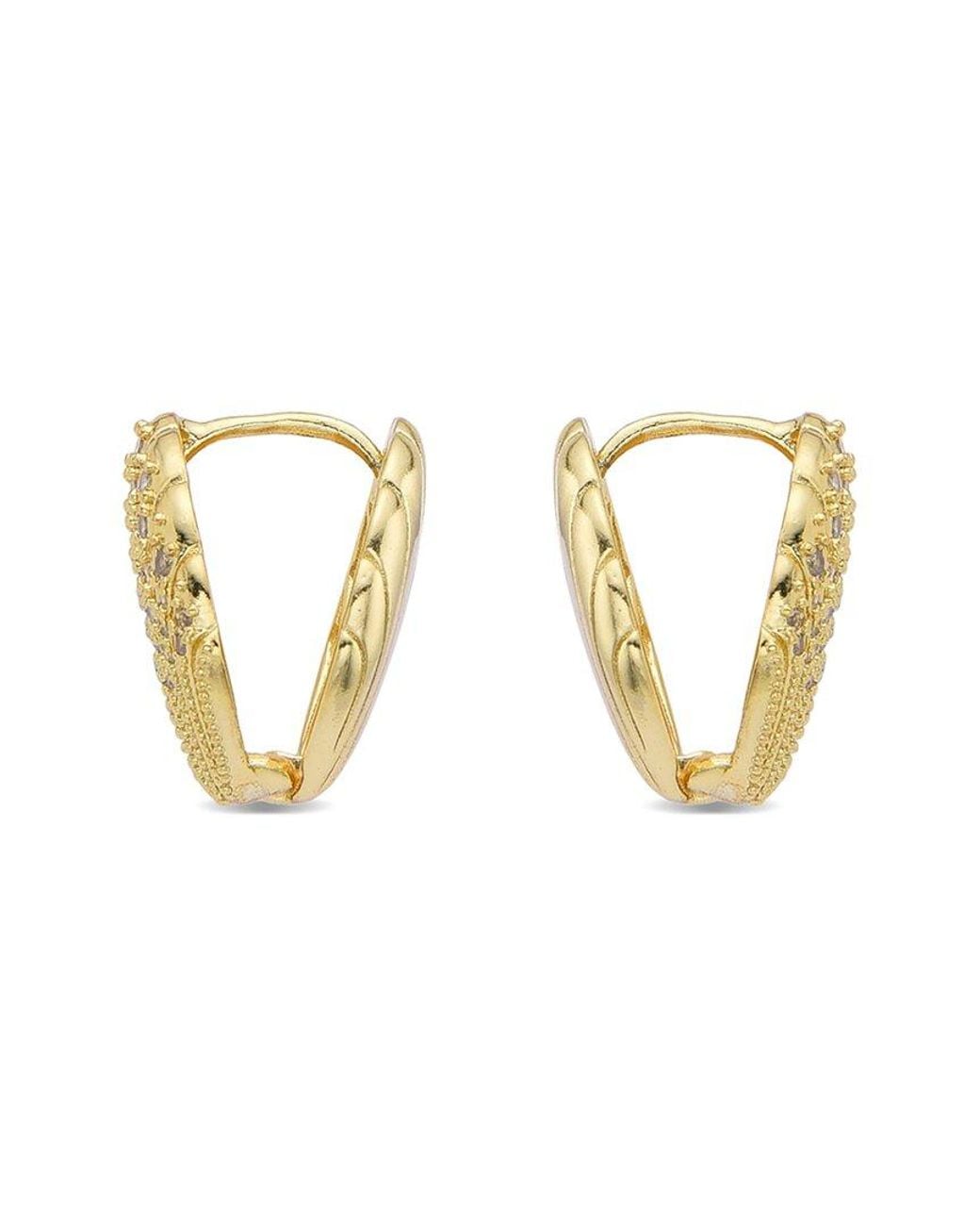 Eye Candy LA Metallic Charlotte Studs