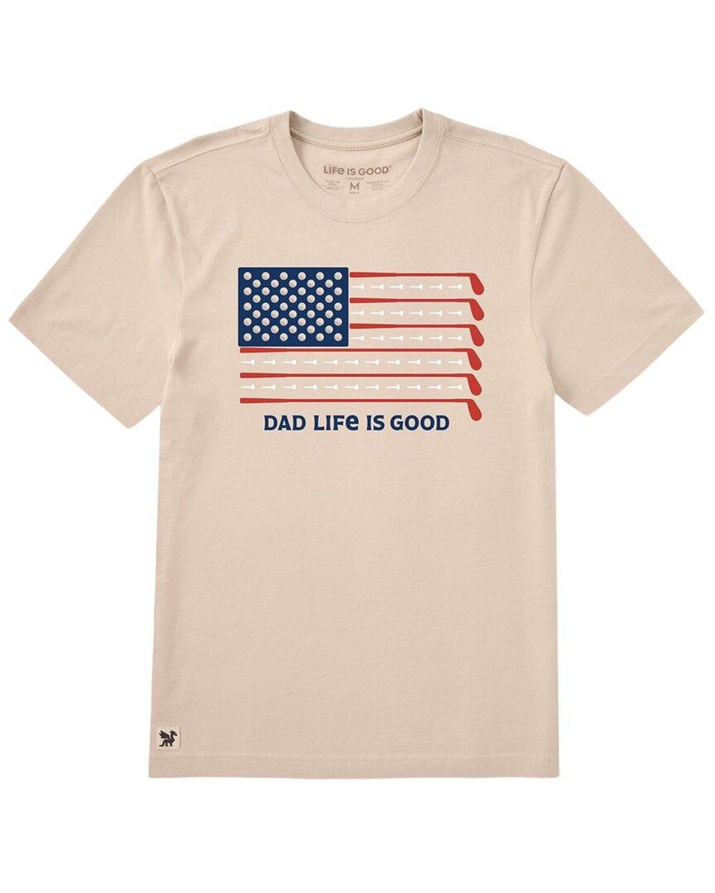 Life Is Good. Natural Crusher T-Shirt for men