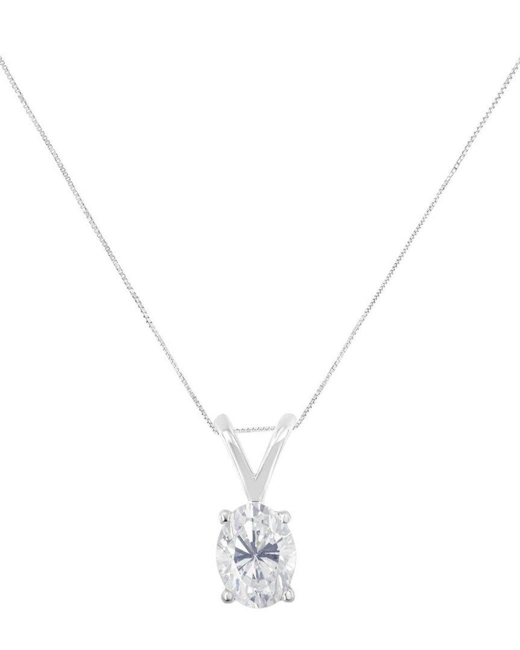 Haus of Brilliance White 10K 0.40 Ct. Tw. Diamond Pendant Necklace