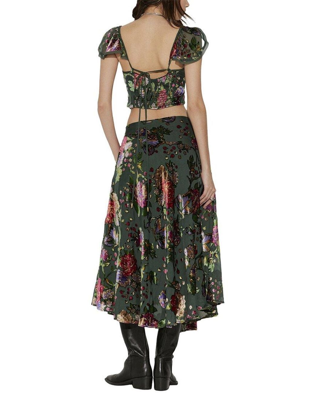 Free People Green 2Pc Electra Heart Set