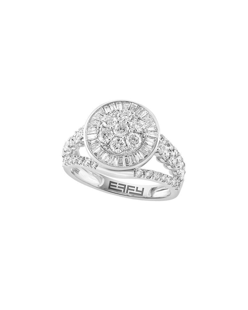 Effy Fine Jewelry White 14K 1.61 Ct. Tw. Diamond Ring