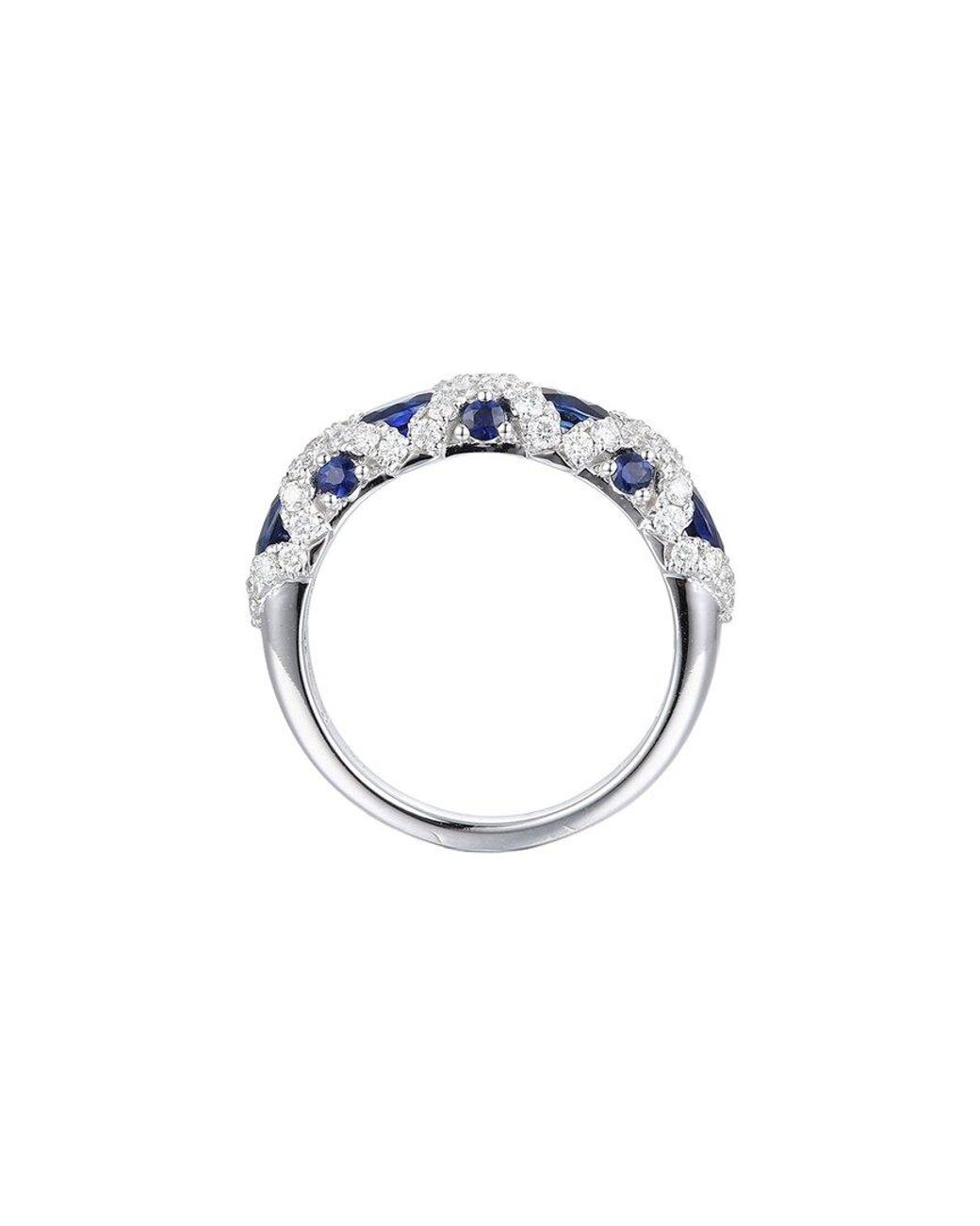 Gregg Ruth Blue 14K 2.46 Ct. Tw. Diamond & Sapphire Ring