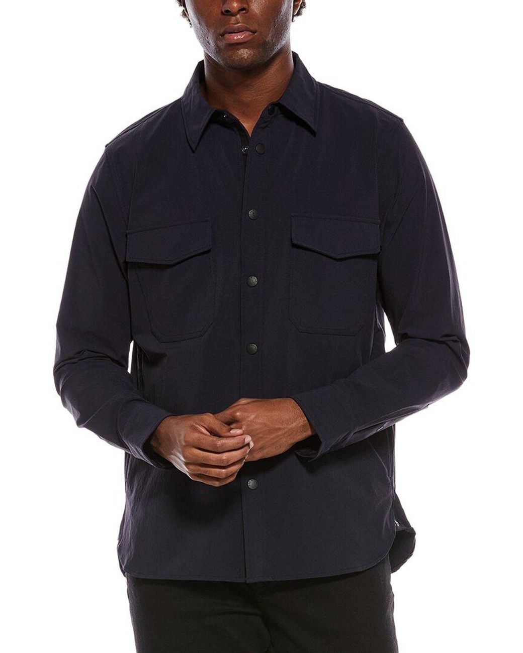 Rag & Bone Blue Utility Shirt Jacket for men