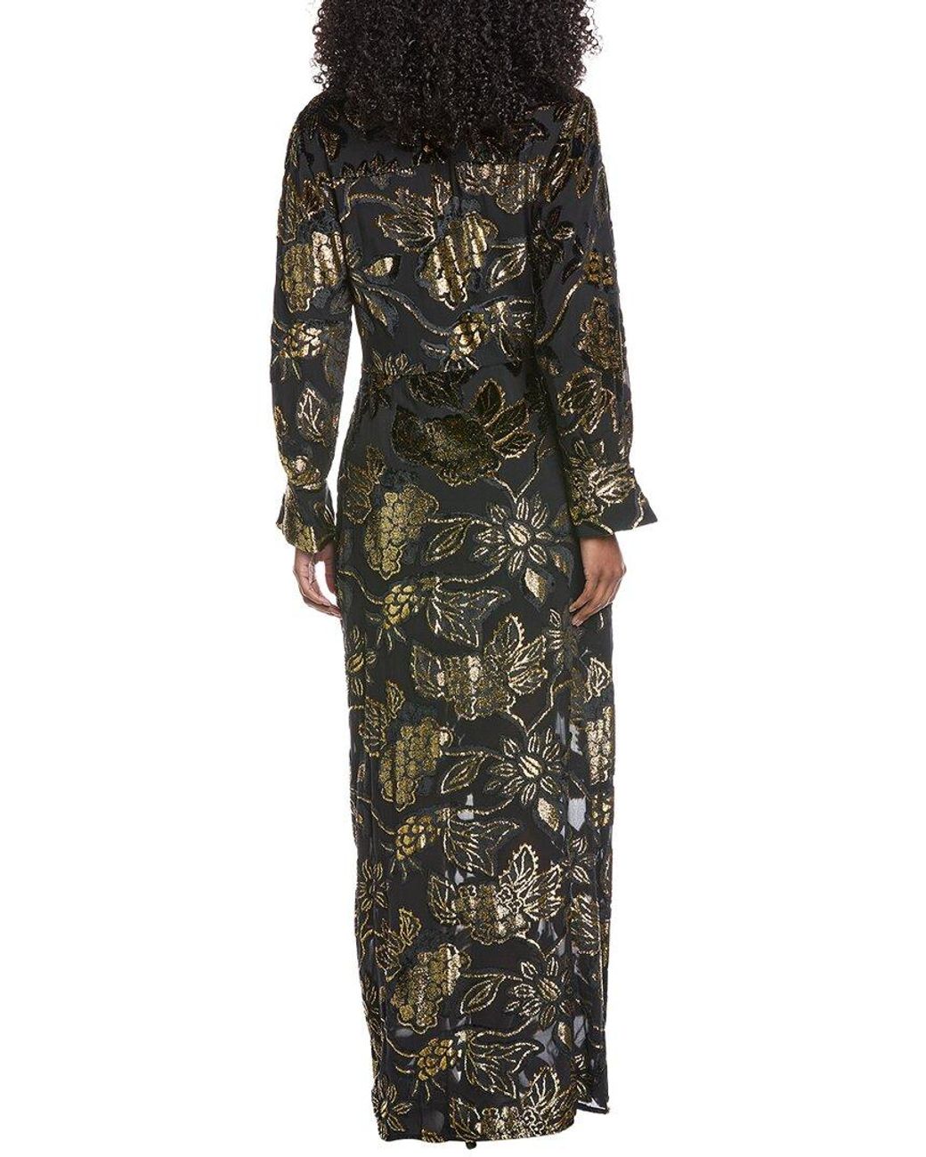 Jonathan Simkhai Black Marzia Draped Front Gown