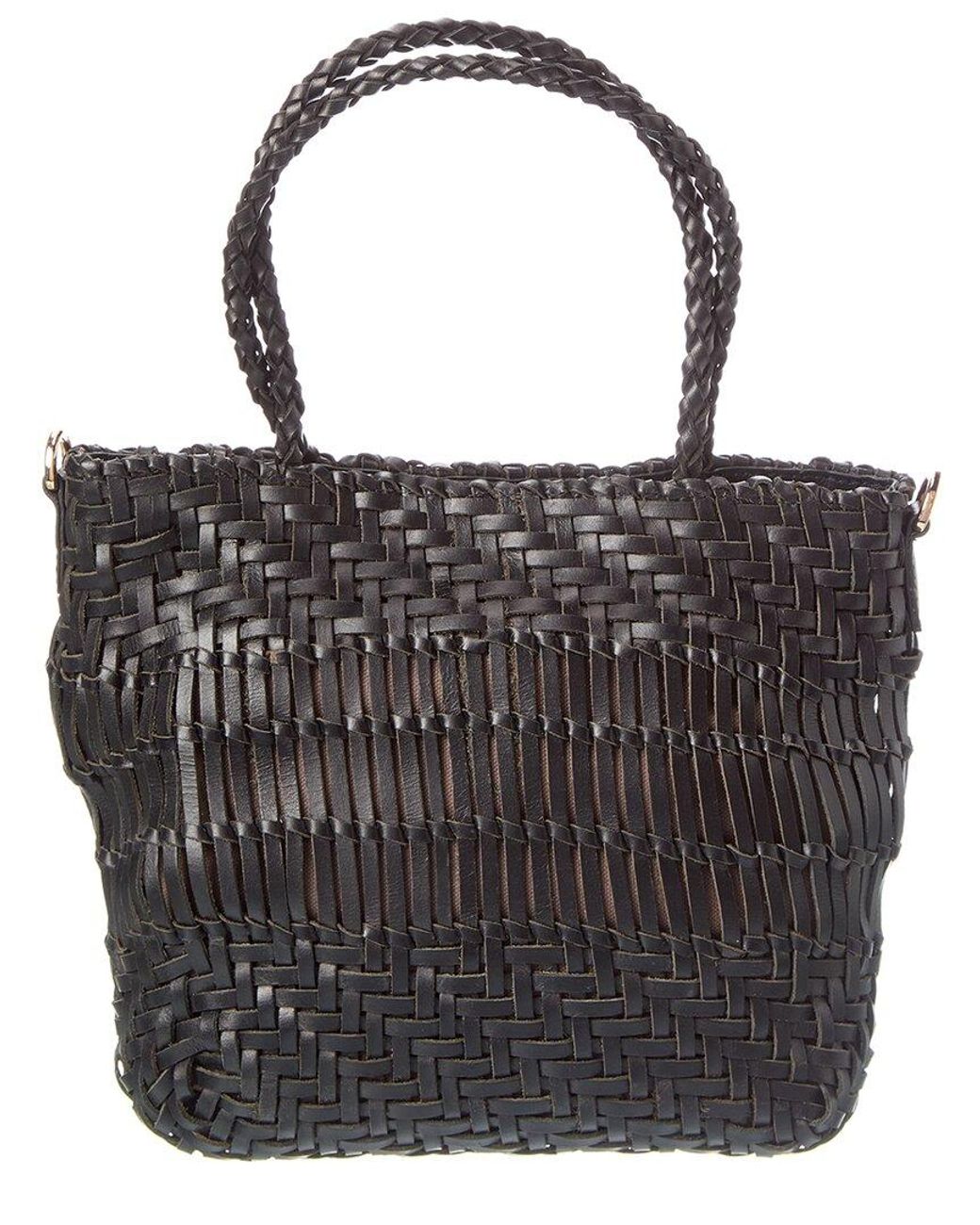 Rafe New York Black Kaya Leather Tote