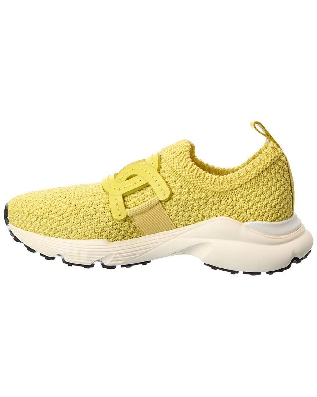 Tod's Yellow Knit Sneaker