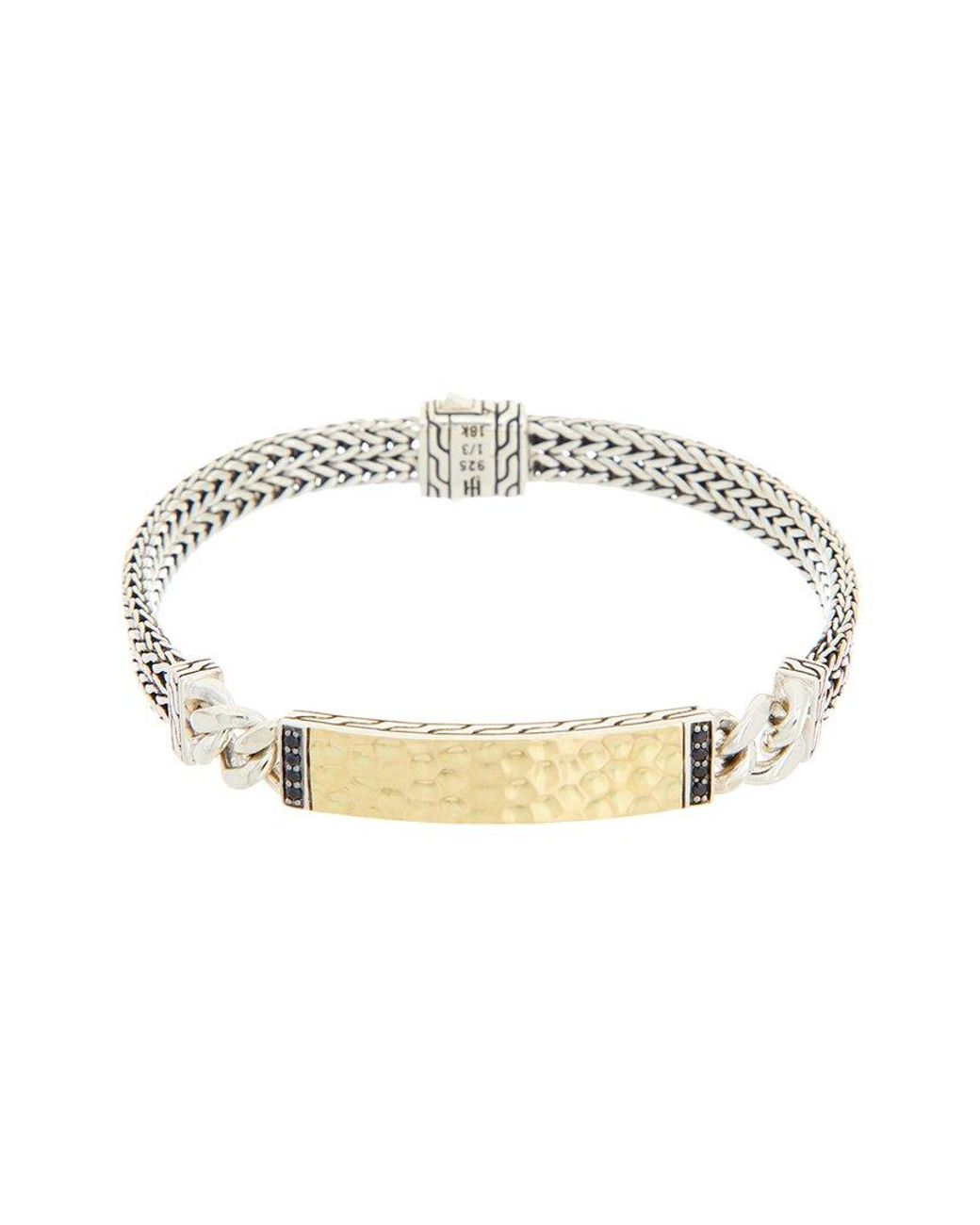 John Hardy Metallic Rata & 18K Treated Sapphire And Spinel Bracelet