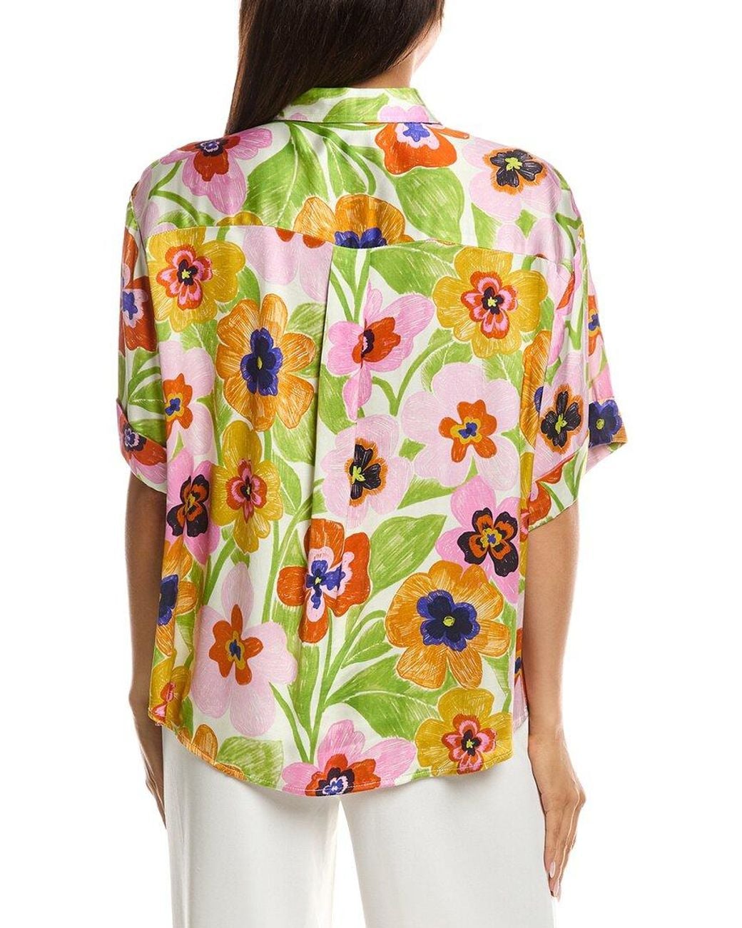 FRNCH White Ania Woven Blouse