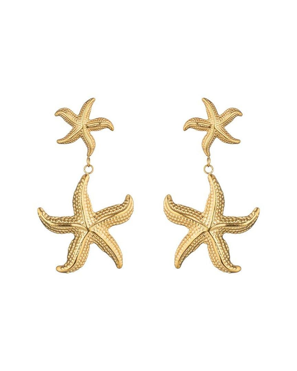 Eye Candy LA Metallic Drop Earring