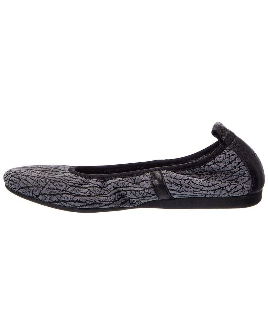 Arche Blue Lamour Leather Flat
