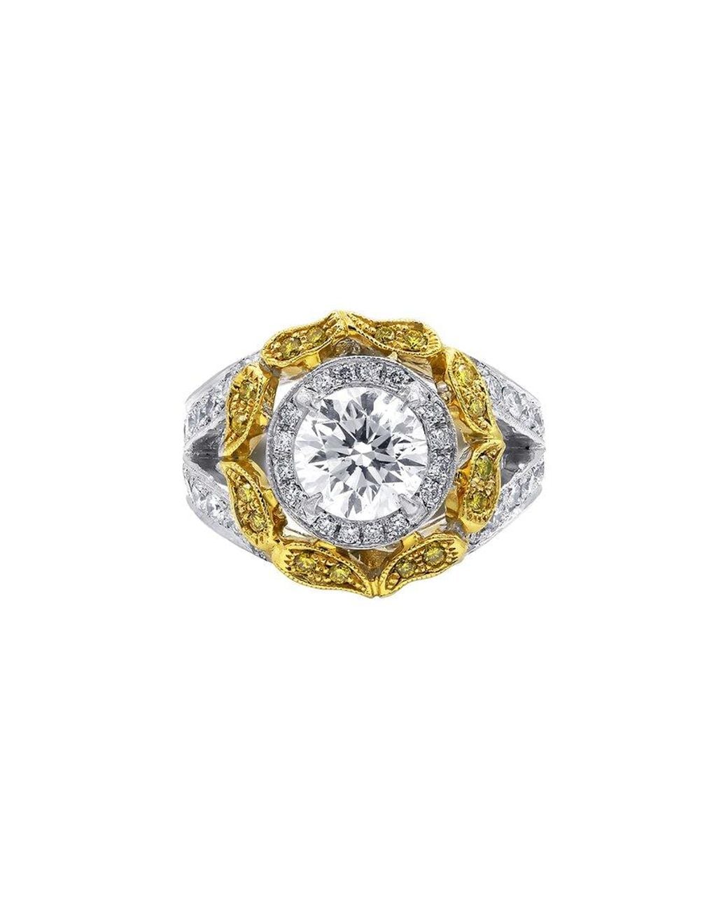 Diana M White Fine Jewelry 4.35 Ct. Tw. Diamond Half-Set Ring