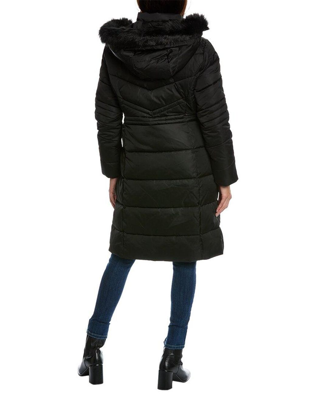 Ted Baker Samira Belted Padded Coat in Black Lyst Canada