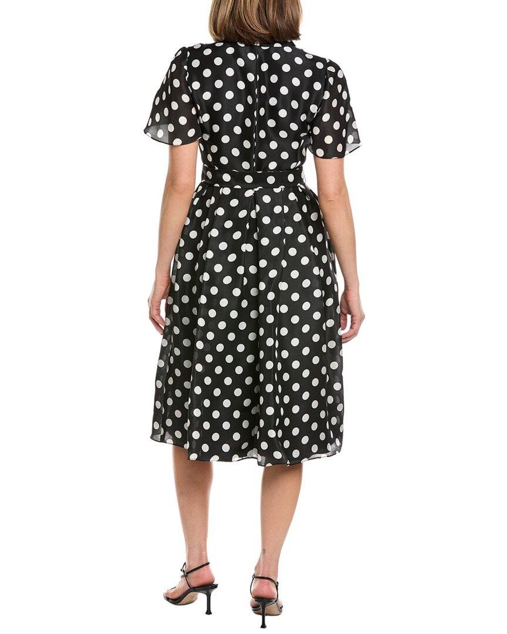 Carolina Herrera Black Silk Shirtdress