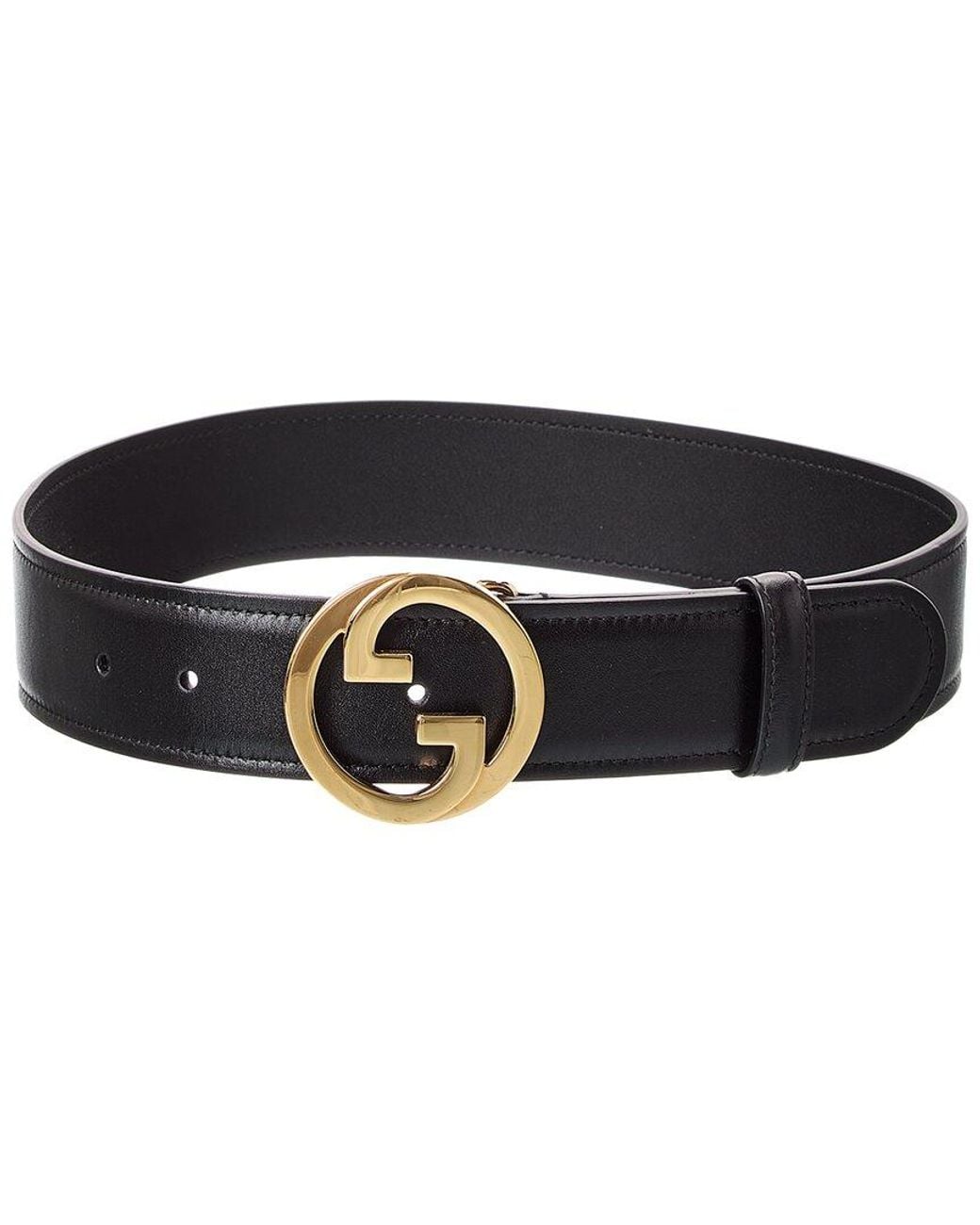 Gucci Black Gg Blondie Leather Belt