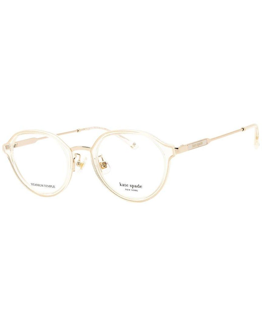 Kate Spade White Tulip 49Mm Optical Frames